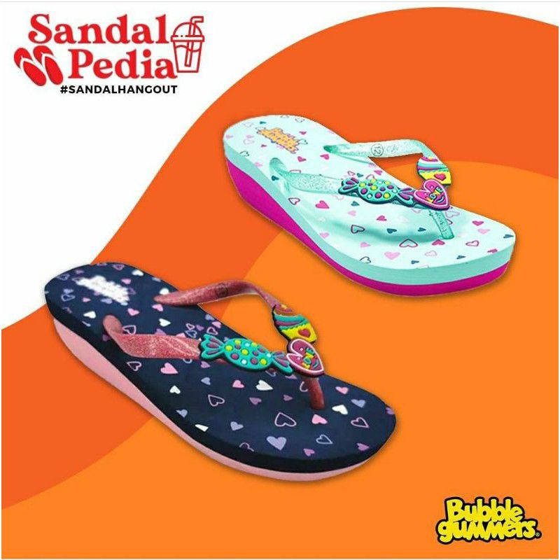 Sandal / Sendal Anak2 Cewek Jepit Varian 2 Warna Bahan Lembut Ringan Tidak Licin ORIGINAL BATA