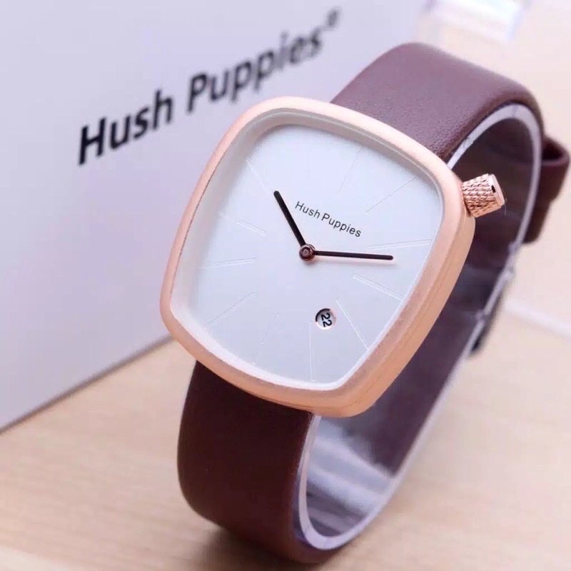 Jam Tangan Best seller Hush Puppies Kulit Tanggal Aktif