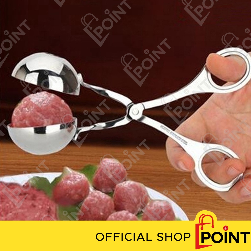 Alat Cetak Pentol Bakso Stainless Steel - Anti Lengket Spatula Scoop