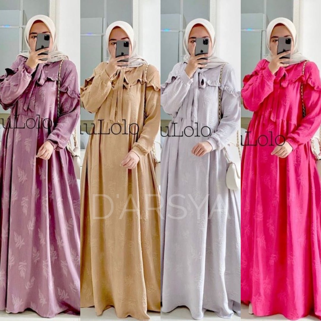 Fashion Terbaru Keyla Dress Gamis Wanita Muslim Original Nunulolo