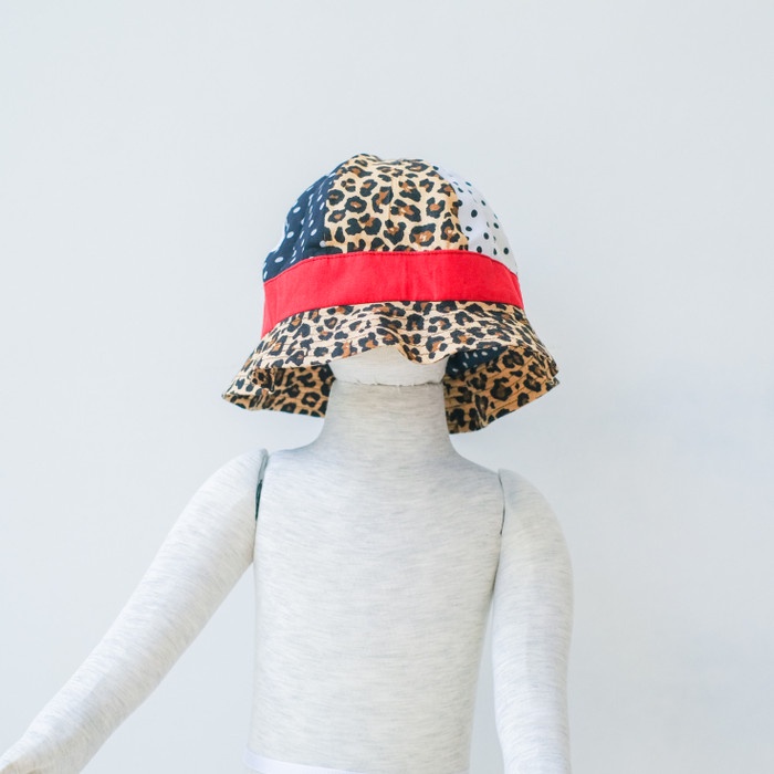 Leopard Bucket Hat La Dolce Topi Anak Unisex - S