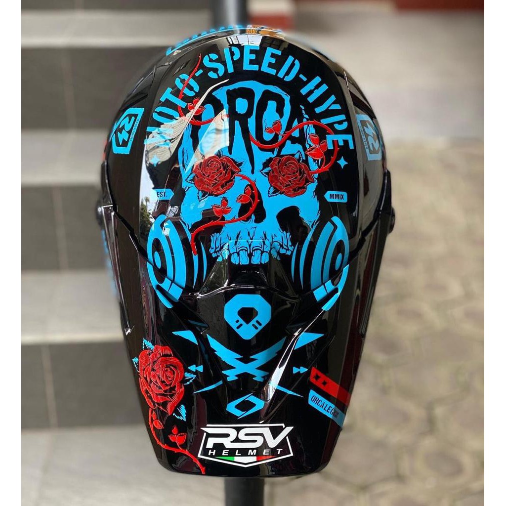 HELM RSV ORCA ESQUELETO LIMITED EDITION SERIES - BLACK ROSE