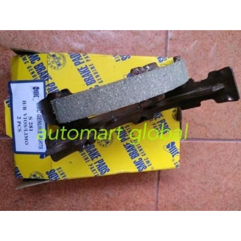 hand brake shoe kampas ren tangan vios altis limo per 2 keping