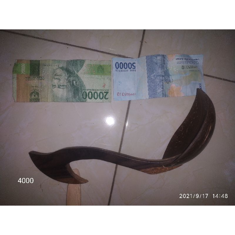 sendok dawet/irus/centong sonokeling