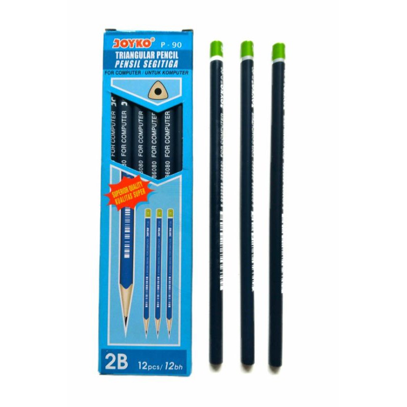 

Pensil 2B Joyko P-90/Triangular pencil/Pensil Joyko Segitiga