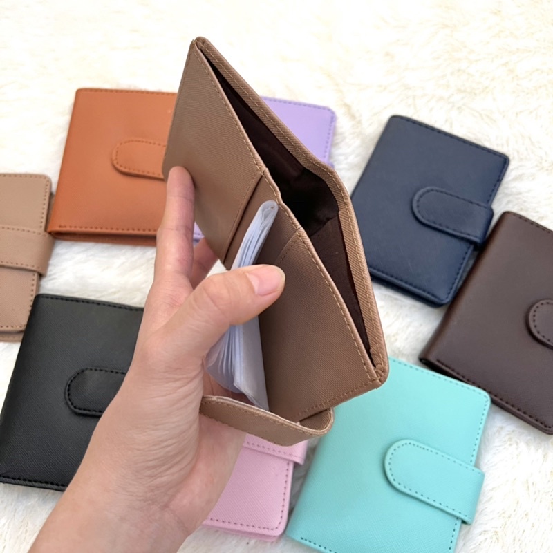 DOMPET KARTU 16 SLOT KANCING DOUBLE DAN UANG KERTAS