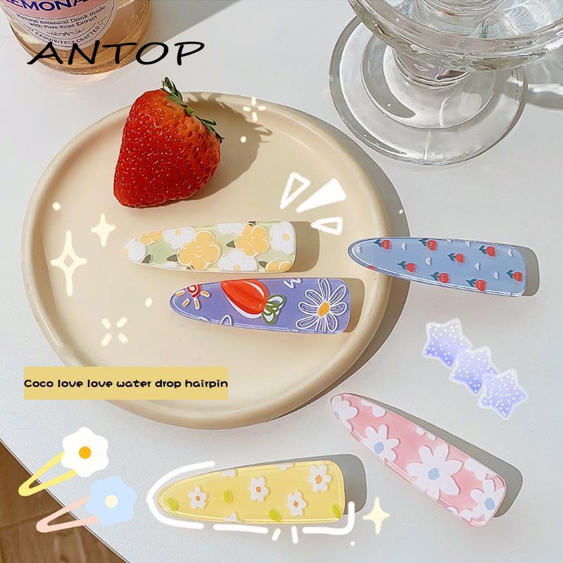 Jepit Rambut Motif Bunga Untuk Wanita