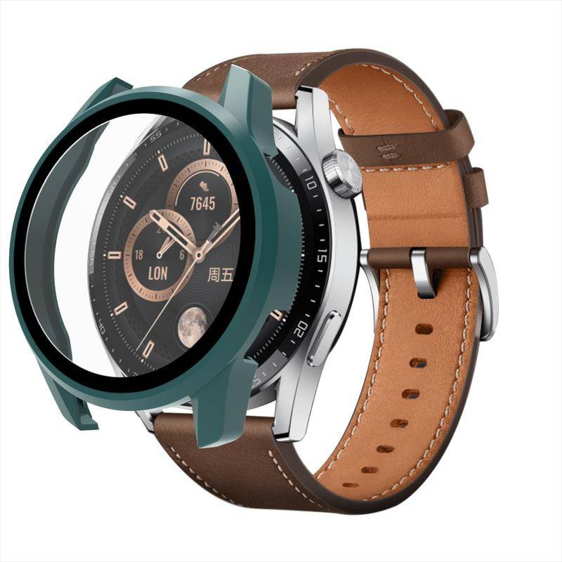 Casing Huawei Watch GT3 GT2 Pro 42 46 MM GT2E Watch3 Pro 46 48mm Honor Magic2 46mm Bahan TPU + Tempered Glass