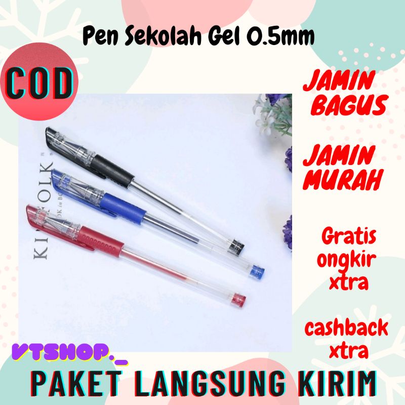 

V60 - Pena Gel 0.5 mm / Alat Tulis / Perlengkapan Sekolah / Pulpen