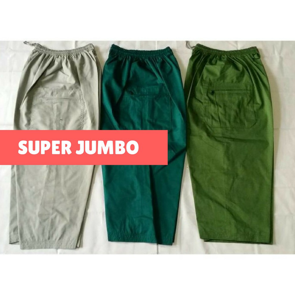Celana panjang pria katun sirwal BIG SIZE / (SUPER JUMBO)