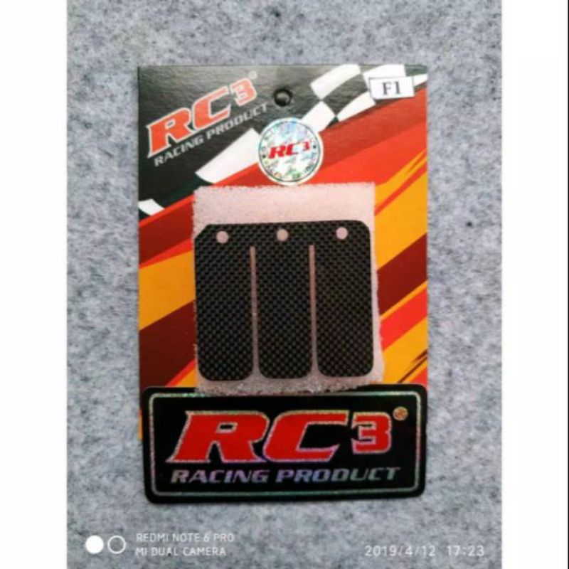 Lidah membran rc3 f1zr force1 Satria 2t fizr karbon original RC3 racing