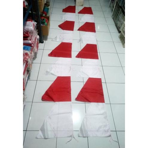 Bendera Umbul Umbul Zigzag 5M Merah Putih