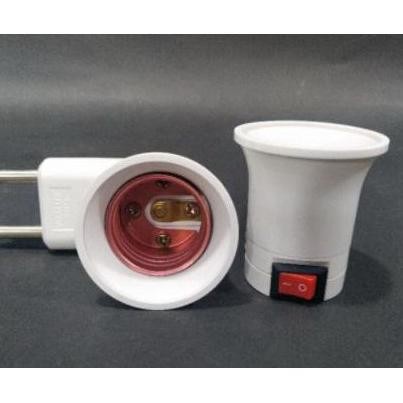fitting colok dengan saklar VISALUX untuk lampu tidur dan lain-lain