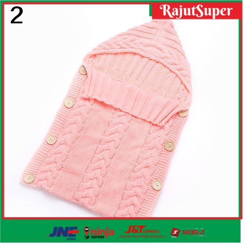 Nursery Baby Swaddling Soft Blanket Newborn Infant Knit Winter Swaddle Towel