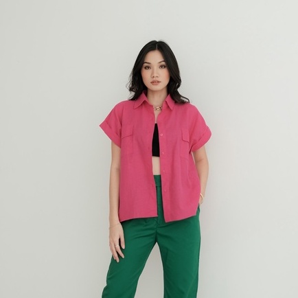 [TAVIA] LAURA BLOUSE / BLOUSE WANITA / KEMEJA WANITA / ATASAN WANITA