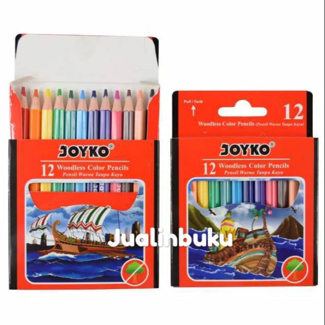 

Pensil Warna Joyko Pendek Isi 12 Warna