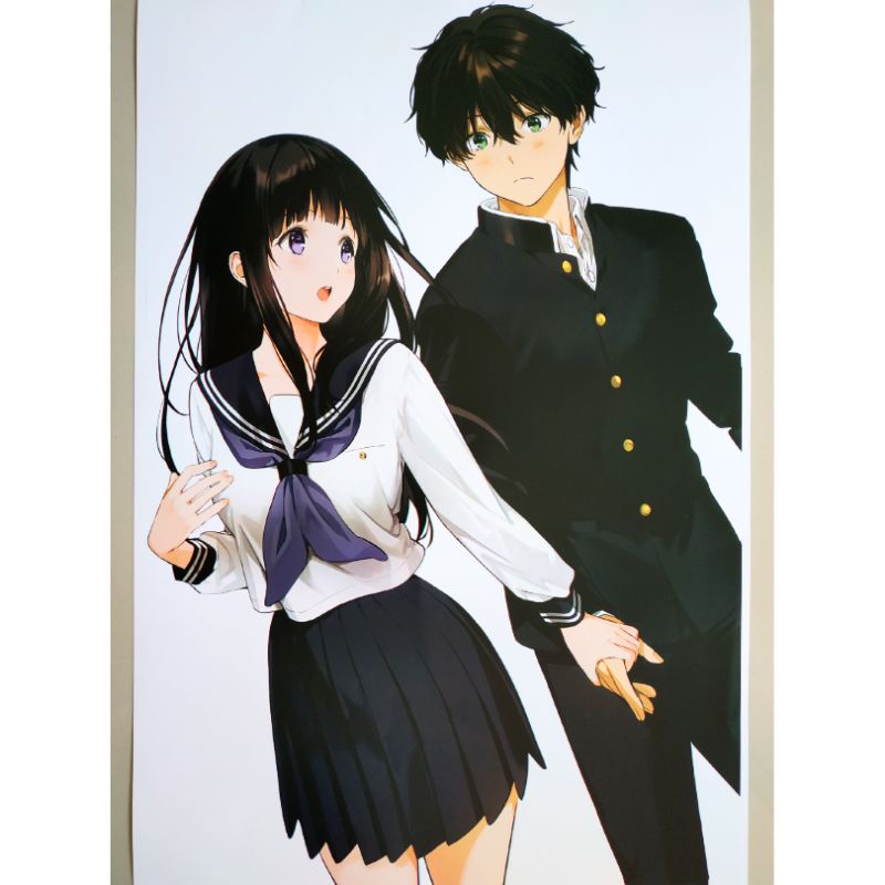 Poster Anime Hyouka 1 Oreki Chitanda Merchandise