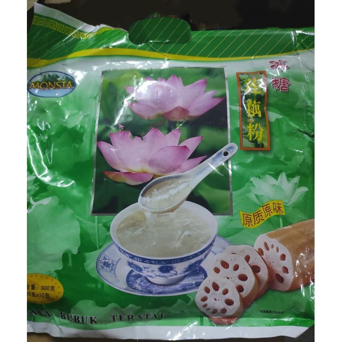 

Monsta Minuman Serbuk Pati Bubuk Teratai Lotus Root Powder Lengau Hun