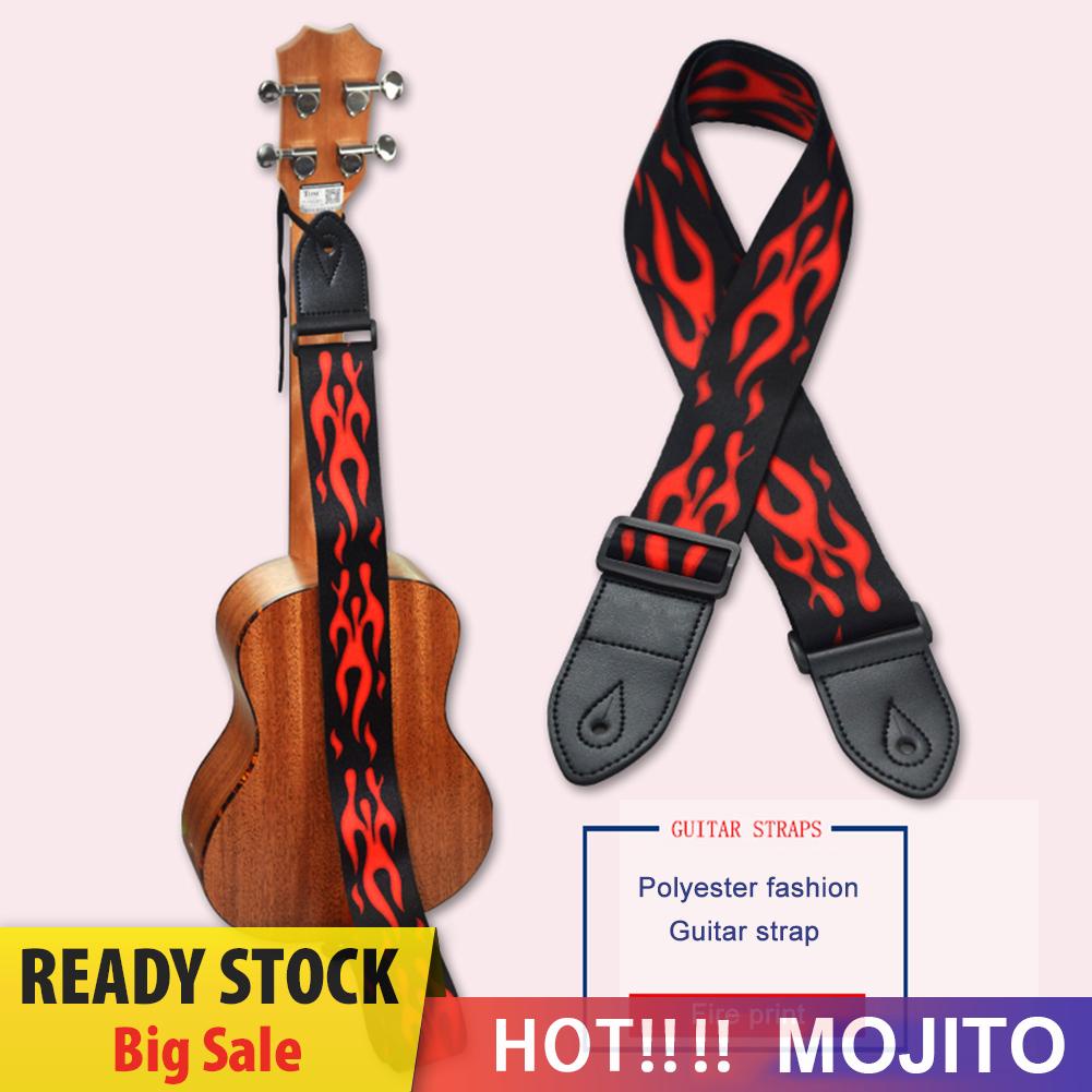 Strap Adjustable Bahan Kulit Untuk Gitar Folk