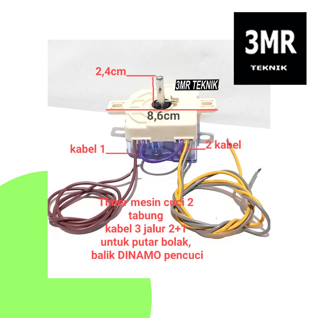 TIMER MESIN CUCI 2 TABUNG (KW 1) AQUA SANYO