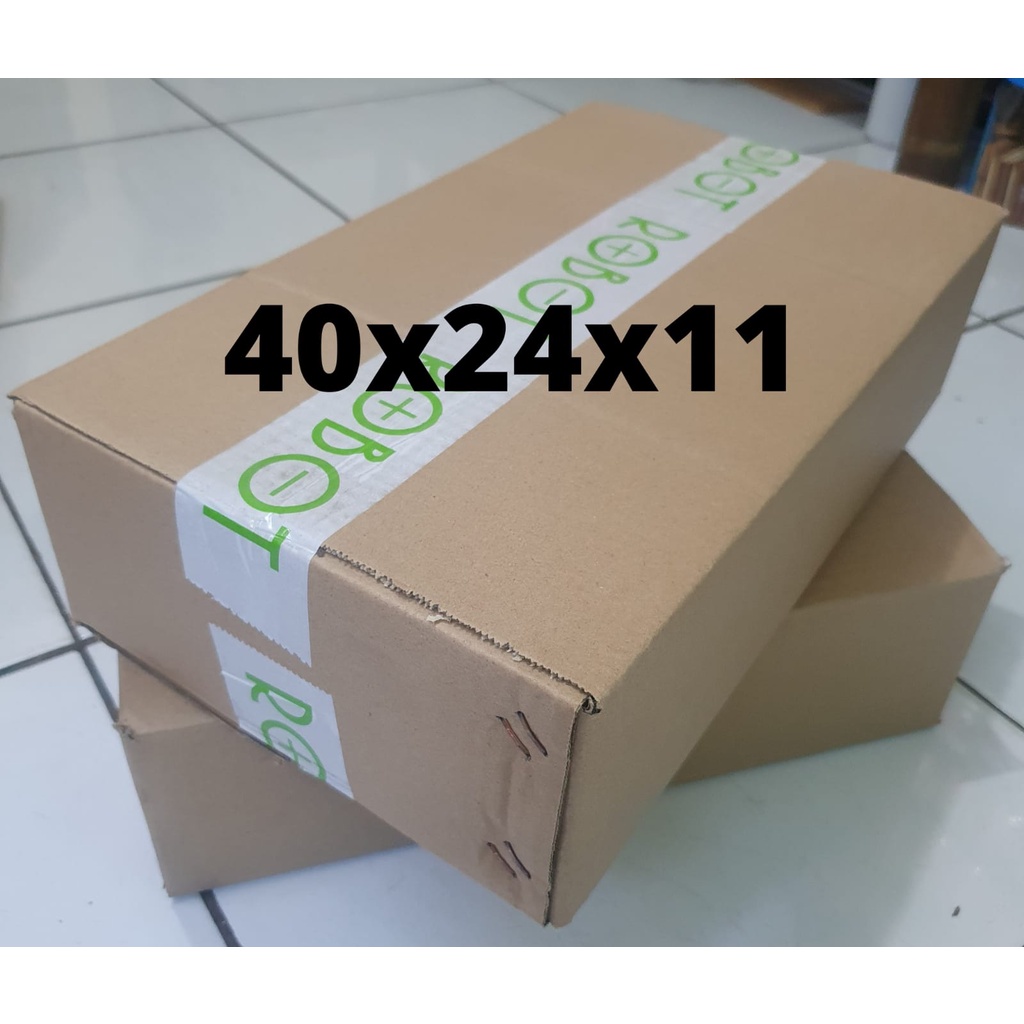 

Kardus box karton kotak dus packing double wall size 40 x 24 x 11 cm
