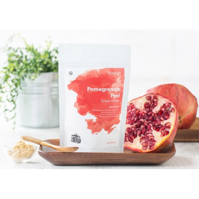 

HERBILOGY Pomegranate Peel Extract Powder - 100 Gr Berkualitas