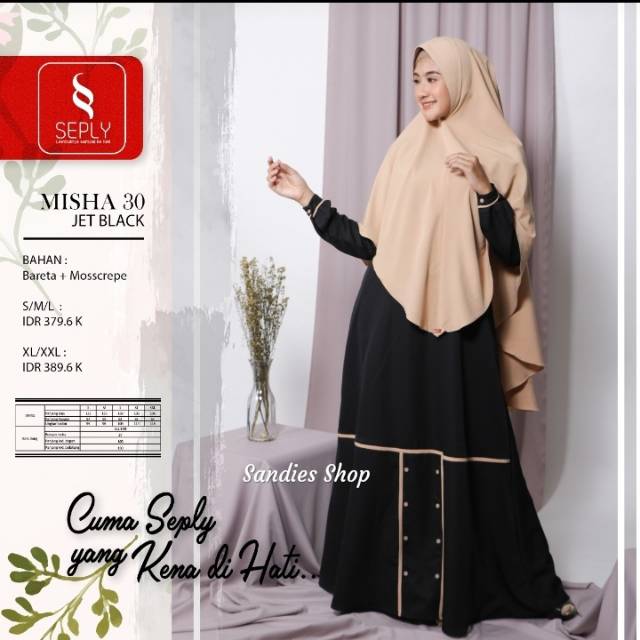 Gamis Misha 30 Seply / Gamis Seply Misha 30 / Misha 30 Seply / Gamis Seply Misha 30 / Gamis Branded