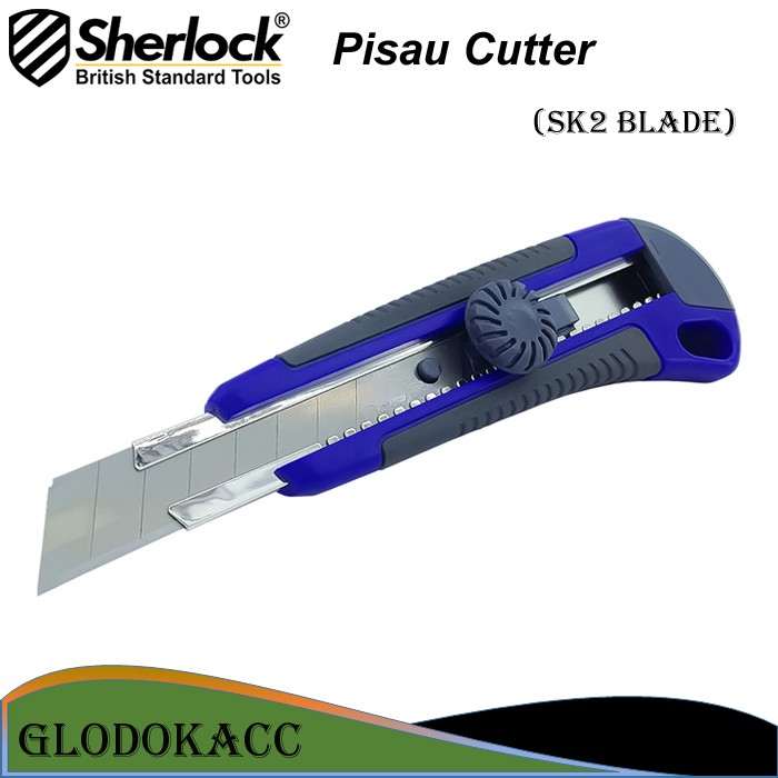 Pisau Cutter Kater / Sherlock Cutter (SK2 Blade)