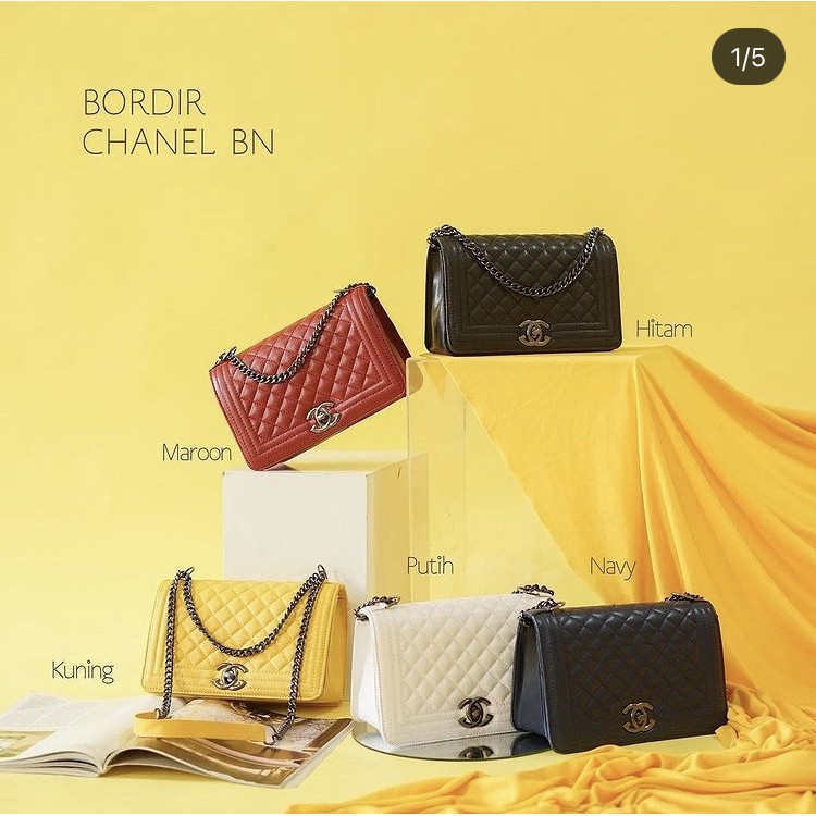 TAS SELEMPANG WANITA-BORDIR CHANEL BN