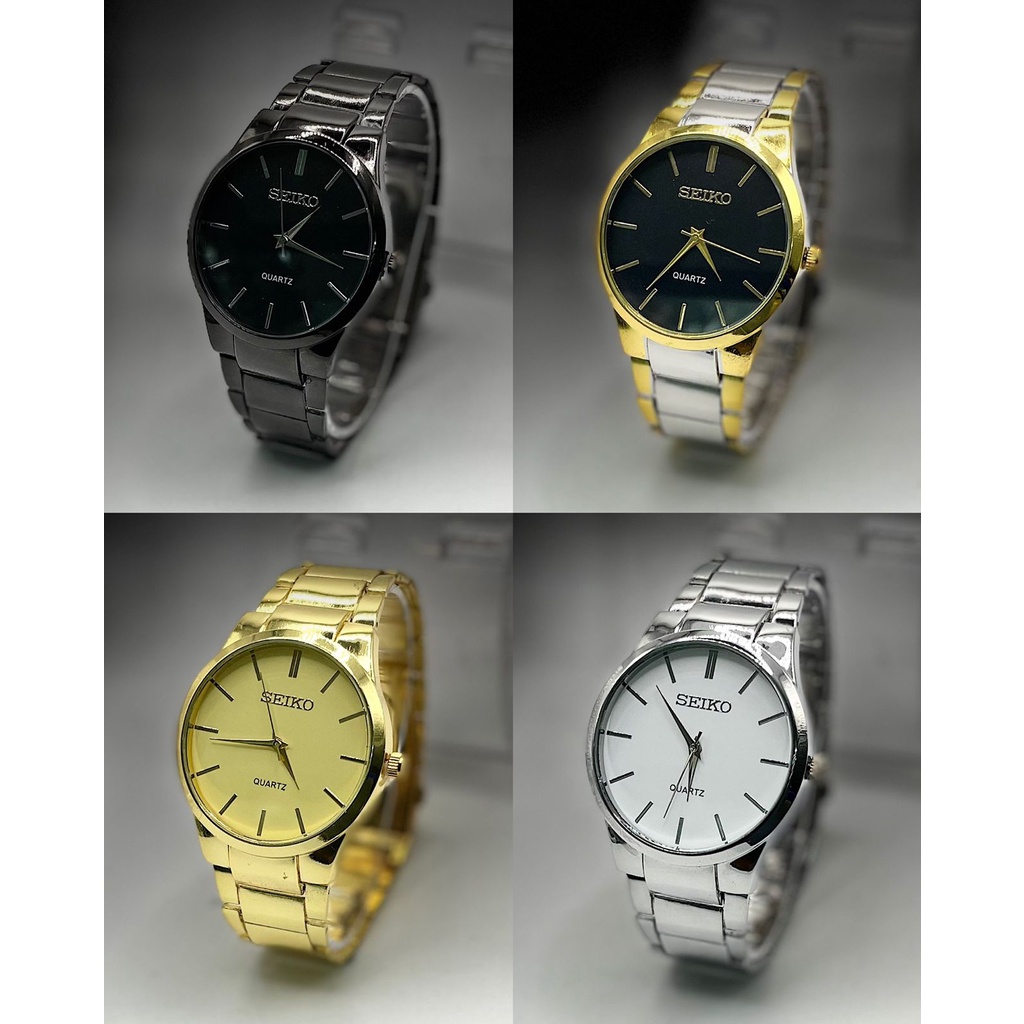 Jam Tangan Pria Wanita Seiko K4258Z Tali Rantai Free Box &amp; Baterai