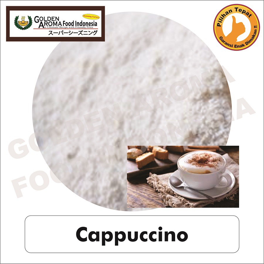 

Bubuk Minuman / Bumbu Tabur Serbaguna Enak Murah Halal Rasa Cappuccino / Cappucino 100Gr