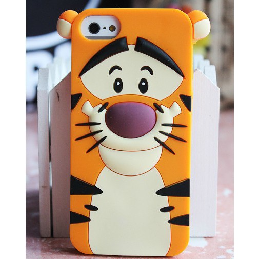 Silicon 3D Tiger For VIVO V3 MAX softcase boneka karakter lucu / silikon tebal karakter lucu / case anak anak warna biru / pelindung hp