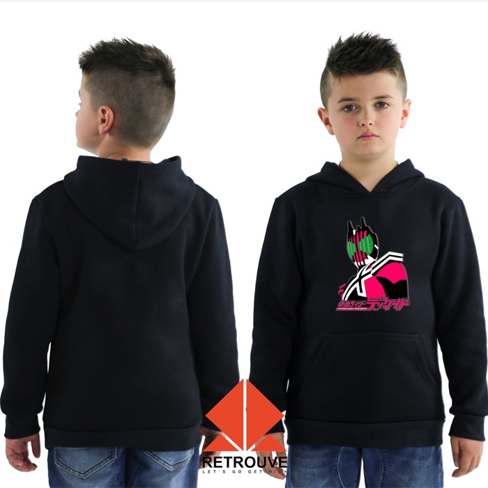 JAKET SWEATER HOODIE ANAK KAMEN RIDER DECADE KARAKTER