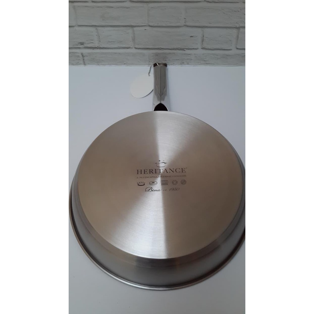 BIMA FRYING PAN HERITANCE 24 CM / FRYPAN PROLITE STAINLESS INDUCTION