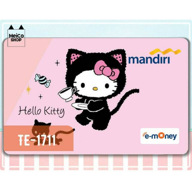

[TE-1711] Sticker E-money Mandiri Meico - Hello Kitty
