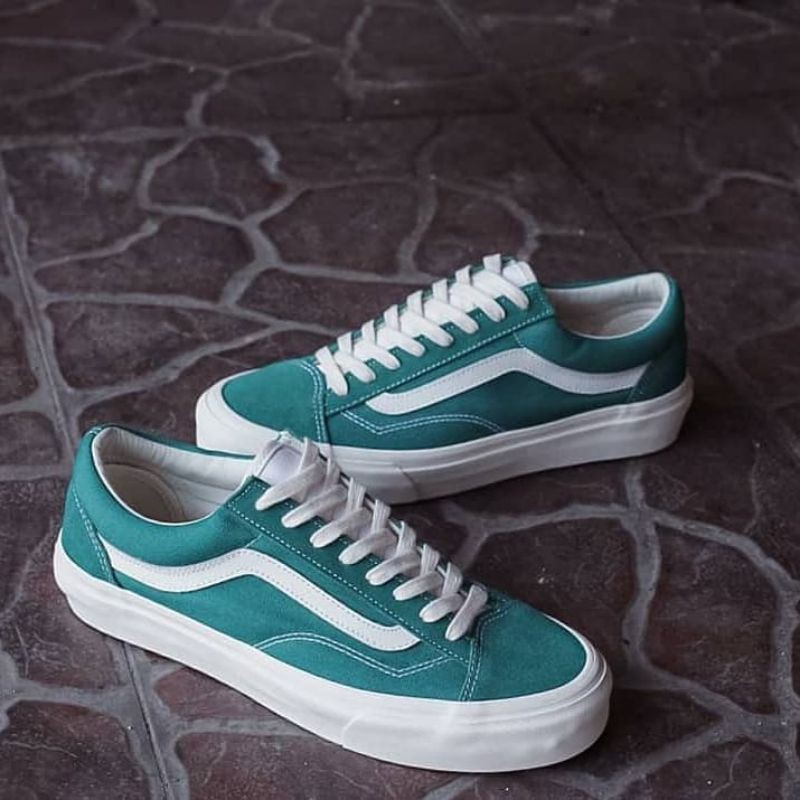 vans style 36 retro sport cadmium green