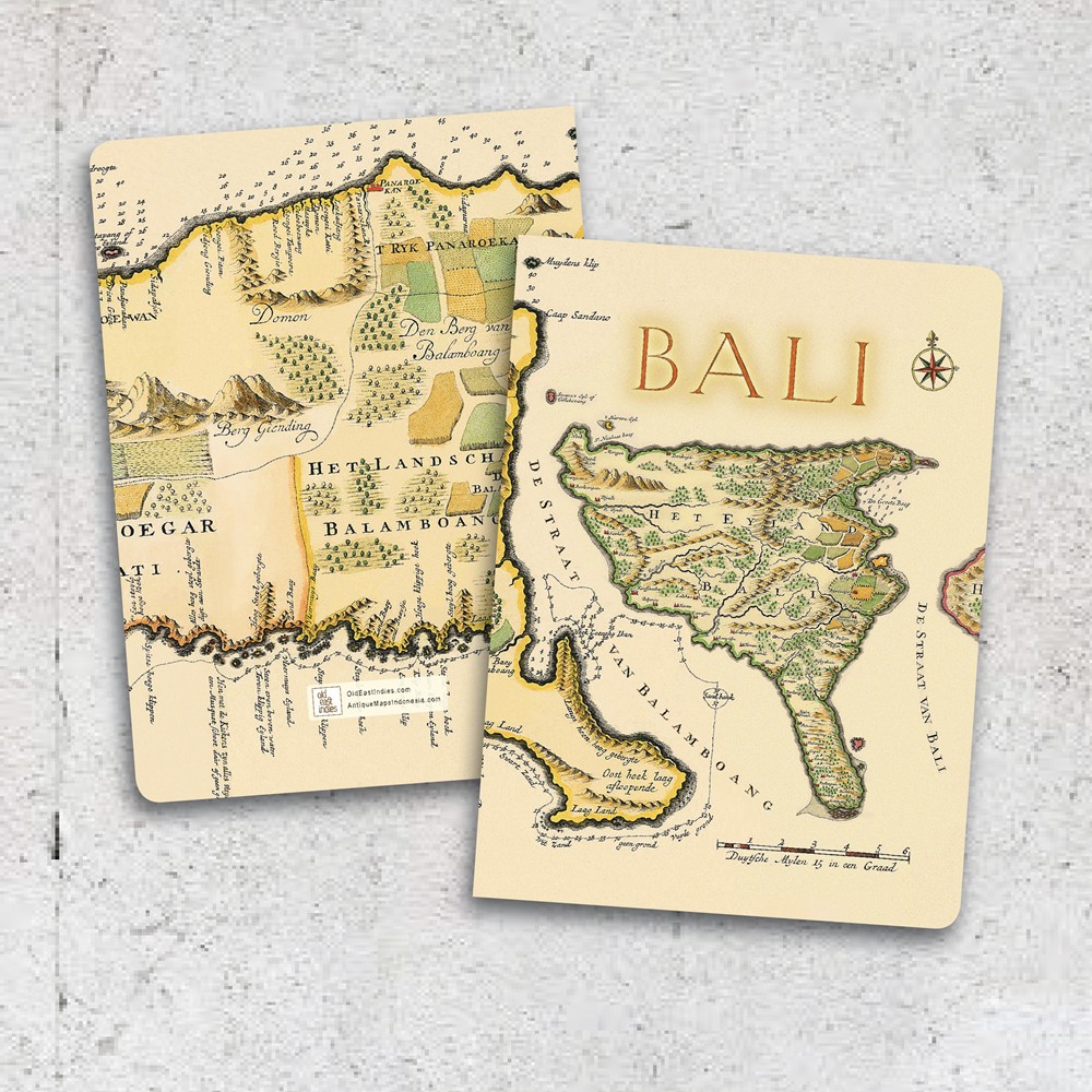 

Bali Island - Year 1724 Softcover Notebook