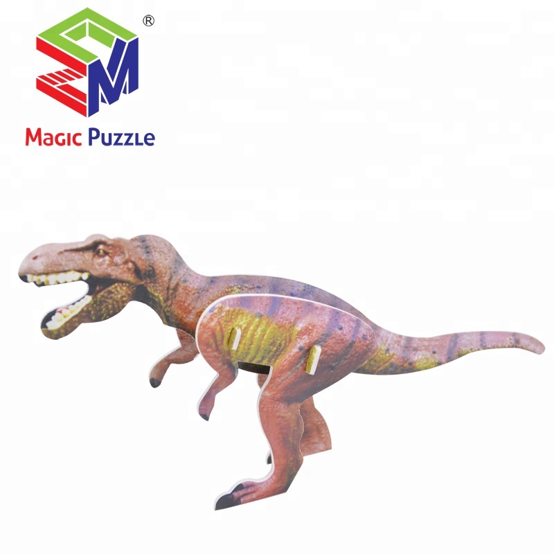 Mainan Puzzle 3D Dinosaurus THE LOST WORLD - Hadiah Kado Anak B368-18