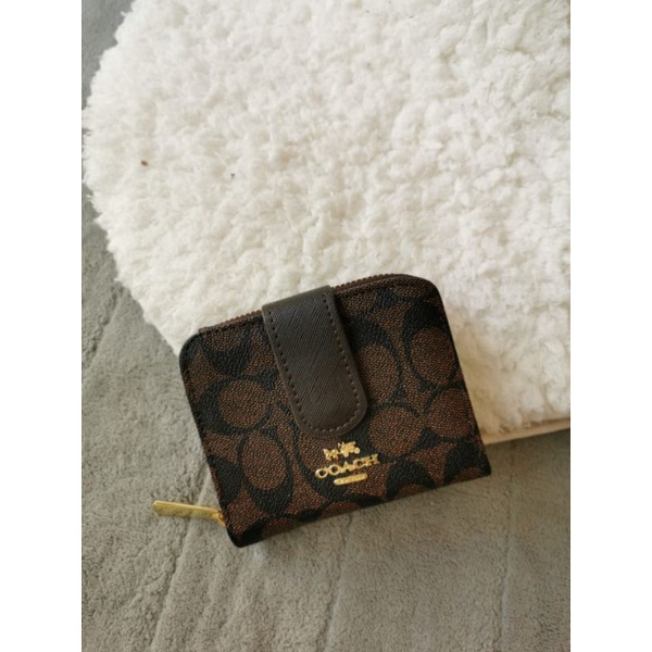 dompet fashion COACH WALLET MINI SIGNATURE ZIP D06