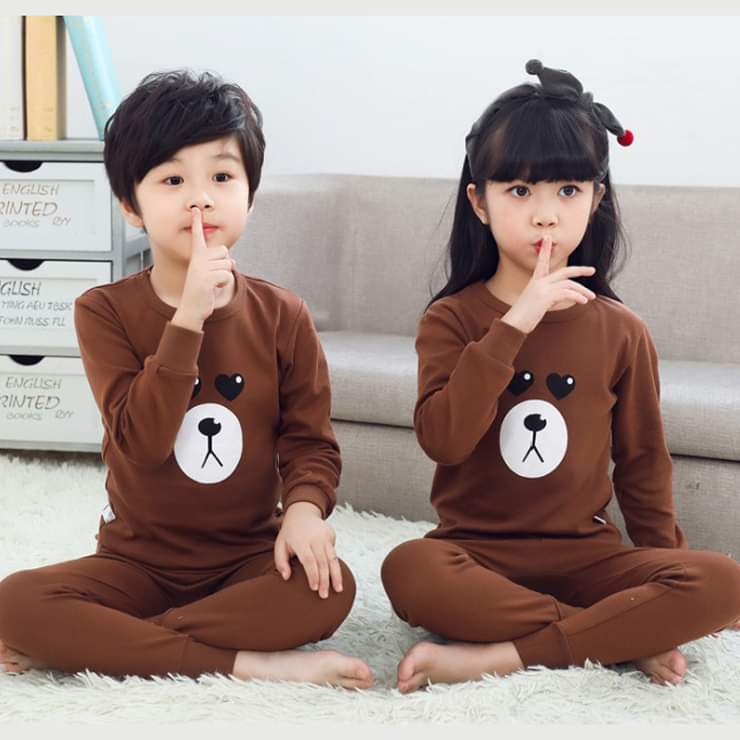 Piyama UNISEX Anak Cowok Atau Cewek Kategori Animal