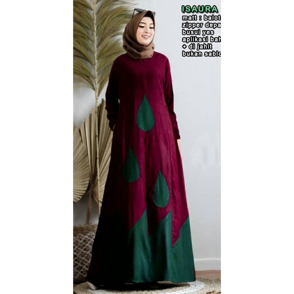 MAR ISAURA MAXI pakaian wanita Baju cewek muslim busana fashion Model Terbaru,Termurah,Terlaris