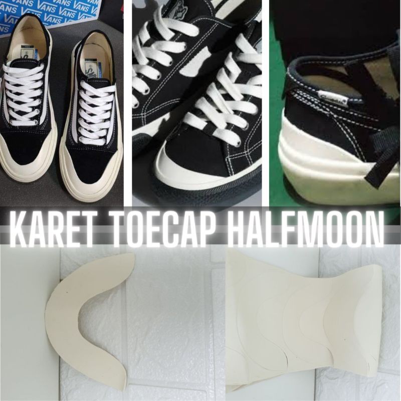 1 Psg Karet Toecap/ToeVamp Halfmoon