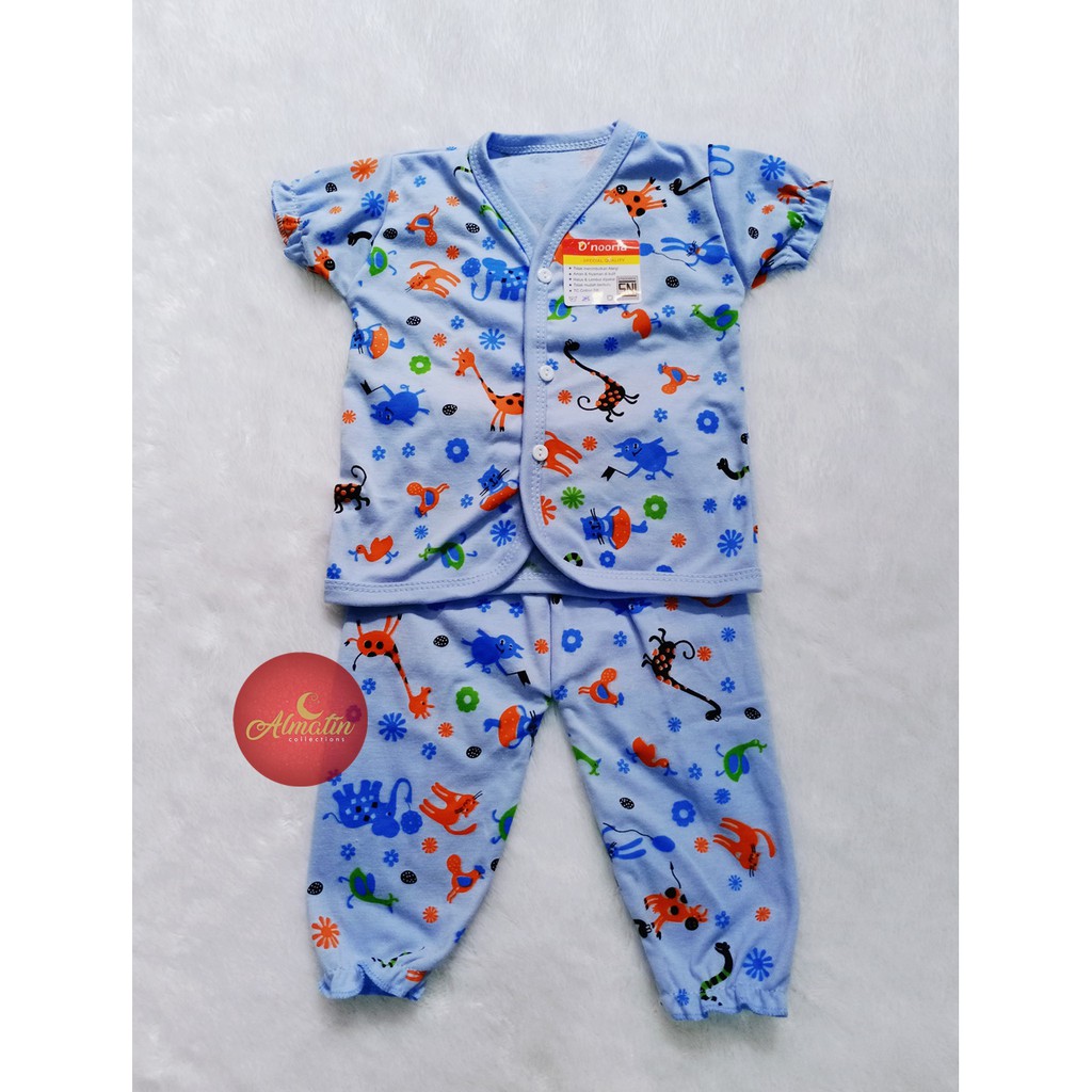 Setelan Baju Bayi Bahan Katun SNI / Baju Bayi Panjang