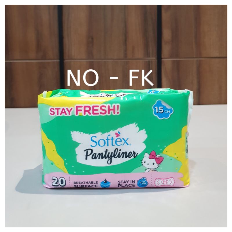 Softex Pantyliner Forever Fresh Hello Kitty 20s panty liner