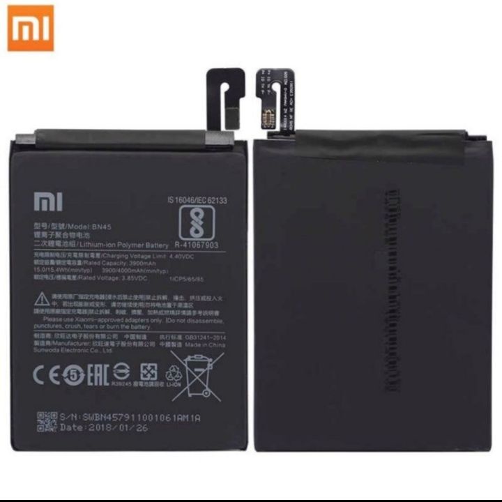 BATTERY BATERAI XIAOMI REDMI NOTE 5 ORI 100% PP-BN45
