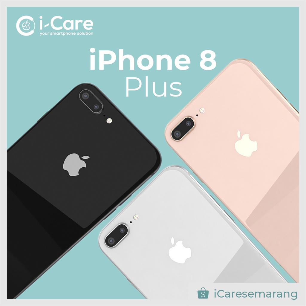SECOND IPHONE 8PLUS 64GB 100% ORIGINAL ANTI REKONDISIFULLSET SECOND LIKE NEW MULUS