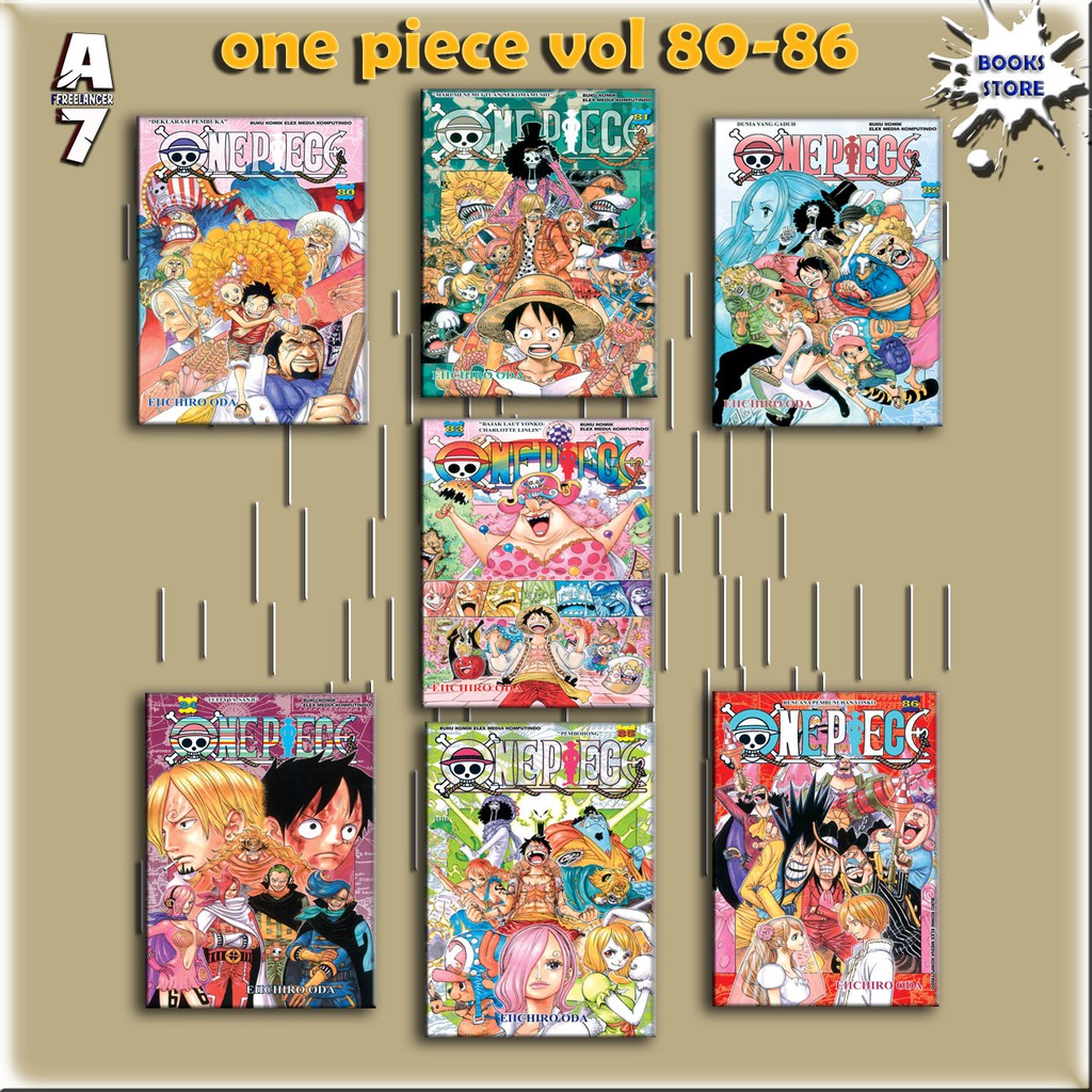Komik One Piece Volume 80 86 Original Shopee Indonesia