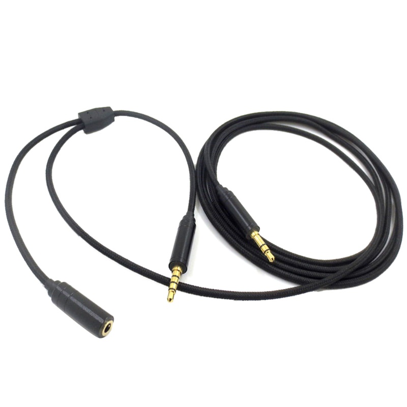 Cre Kabel Adapter Audio Chat Link 2m Untuk PS4 / X box One / Nintend Switch