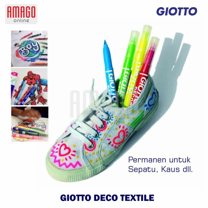 

Gaya Giotto Decor Textile - Fiber Pen 6 Colors - 494800 Berkualitas