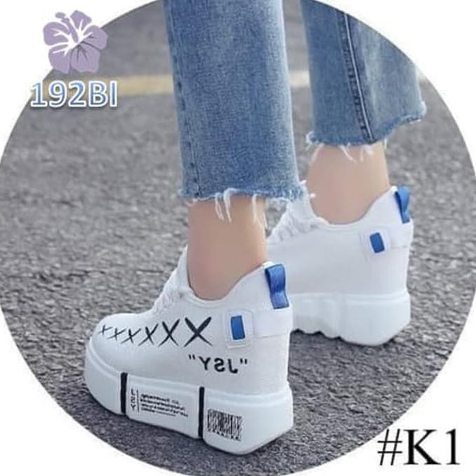 Sepatu Wanita Sneaker Boots Soyoung - 192 - Biru, 36